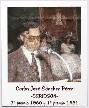 Carlos José Sánchez Pérez  -CARJOSAN-  3º premio 1980 y 1º premio 1981