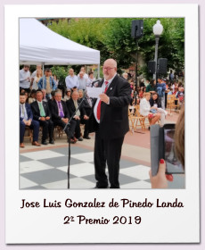 Jose Luis Gonzalez de Pinedo Landa  2º Premio 2019