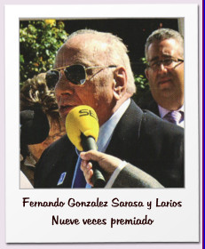 Fernando Gonzalez Sarasa y Larios Nueve veces premiado