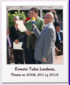Ernesto Tubía Landeras,  Premio en 2008, 2011y 2015