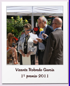 Vicente Robredo García 1º premio 2011