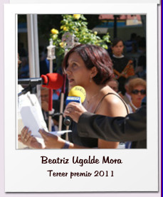 Beatriz Ugalde Mora  Tercer premio 2011