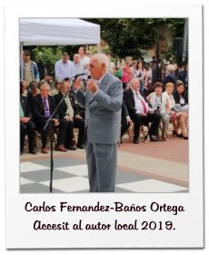 Carlos Fernandez-Baños Ortega Accesit al autor local 2019.