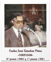 Carlos José Sánchez Pérez  -CARJOSAN-  3º premio 1980 y 1º premio 1981